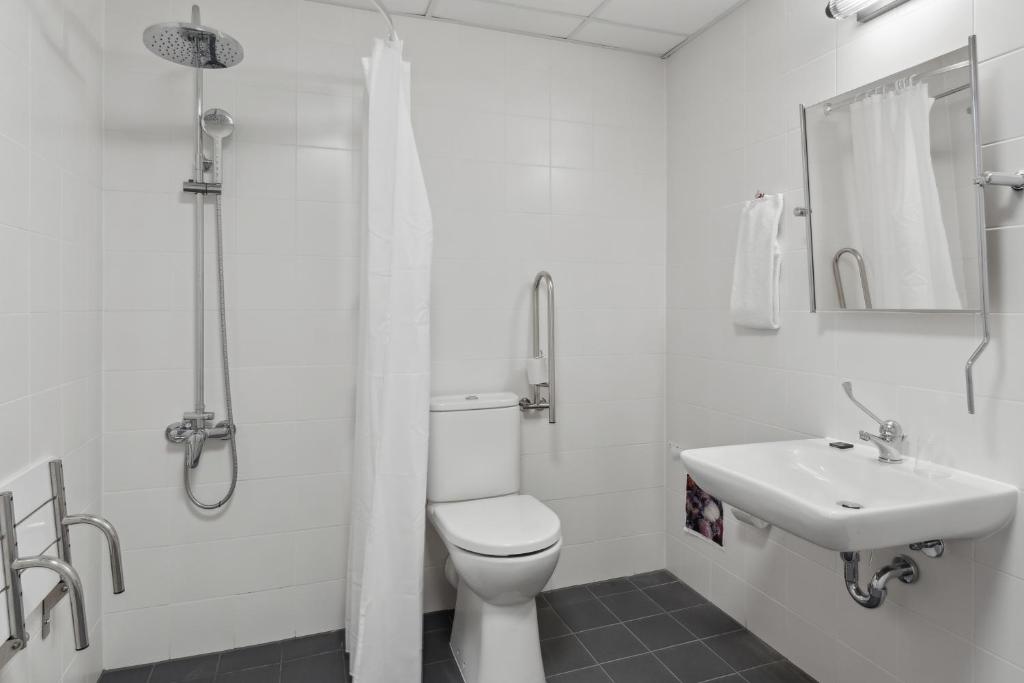 Koupelna v ubytování Easy Stay