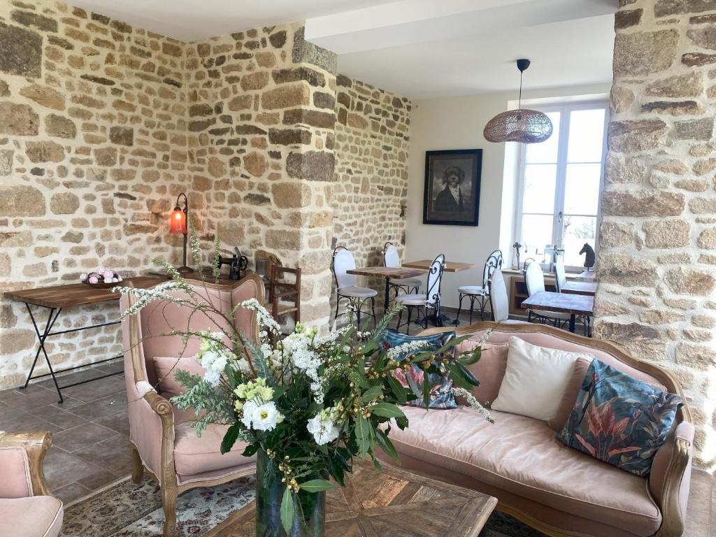 Posezení v ubytování Au Château