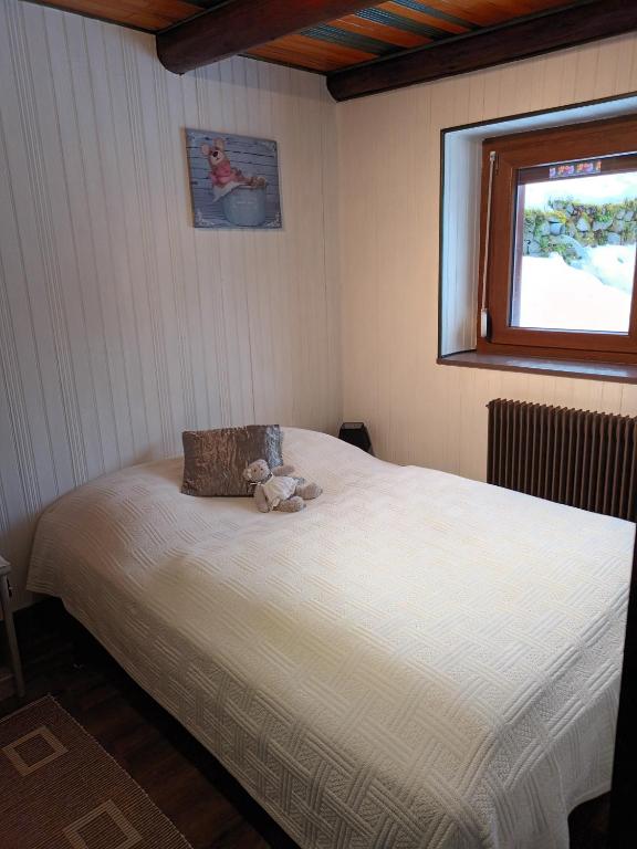 Postel nebo postele na pokoji v ubytování Gite BUSSANG