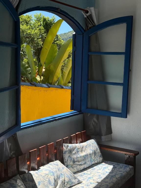 Posezení v ubytování Casa dos Franceses Ilha Grande