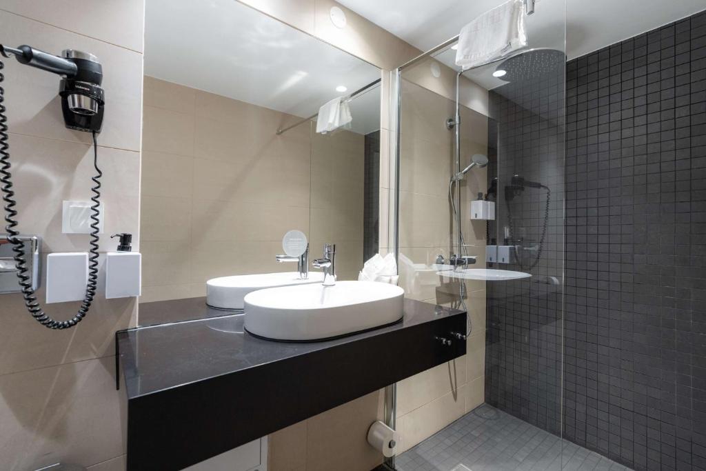 Koupelna v ubytování Scandic Ishavshotel