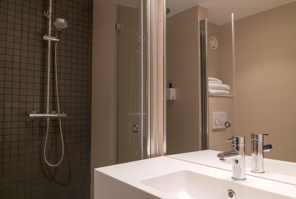 Koupelna v ubytování Scandic Ishavshotel