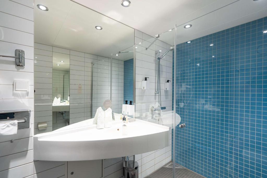 Koupelna v ubytování Scandic Ishavshotel