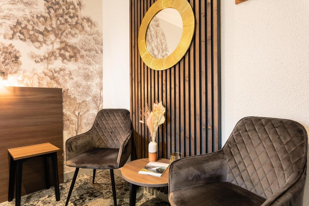 Posezení v ubytování Relais Amadourien