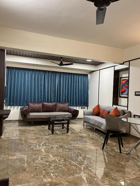 Posezení v ubytování Kuber Suites