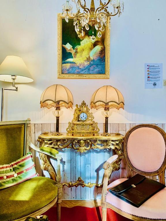 Posezení v ubytování Hôtel Paul Riquet