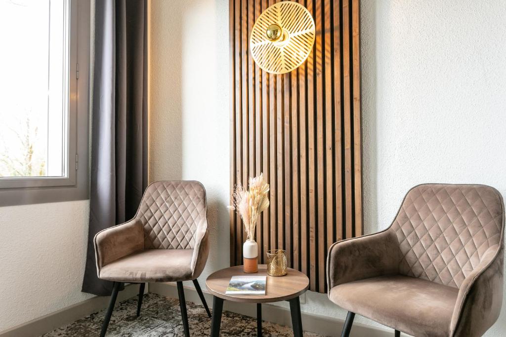 Posezení v ubytování Relais Amadourien