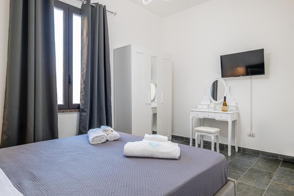 Postel nebo postele na pokoji v ubytování Deva Room