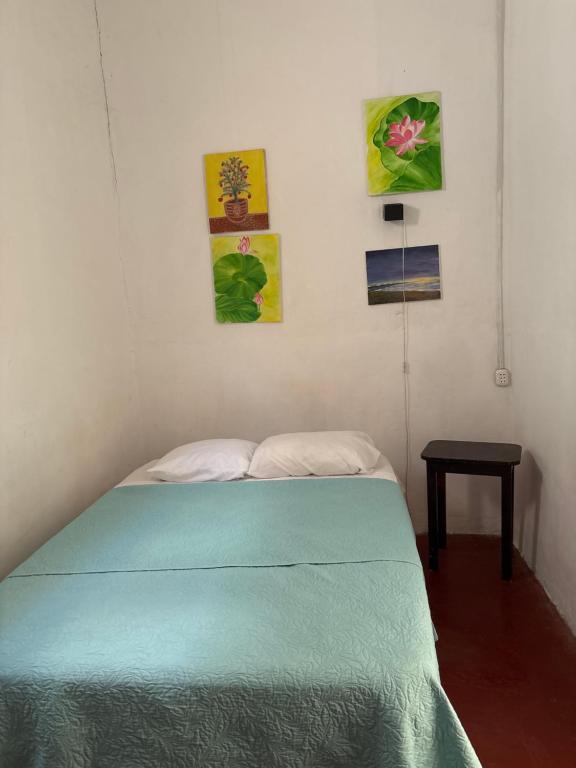 Postel nebo postele na pokoji v ubytování Hospedaje Felícita