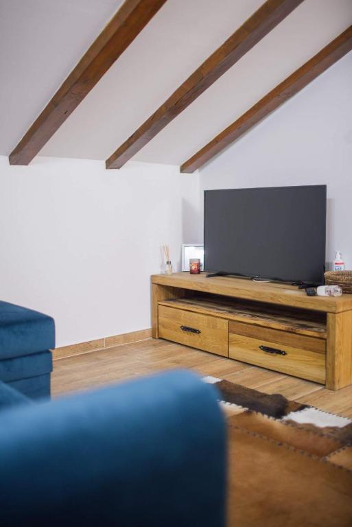 Televízia a/alebo spoločenská miestnosť v ubytovaní Bed&Breakfast Agroturizam Antunović