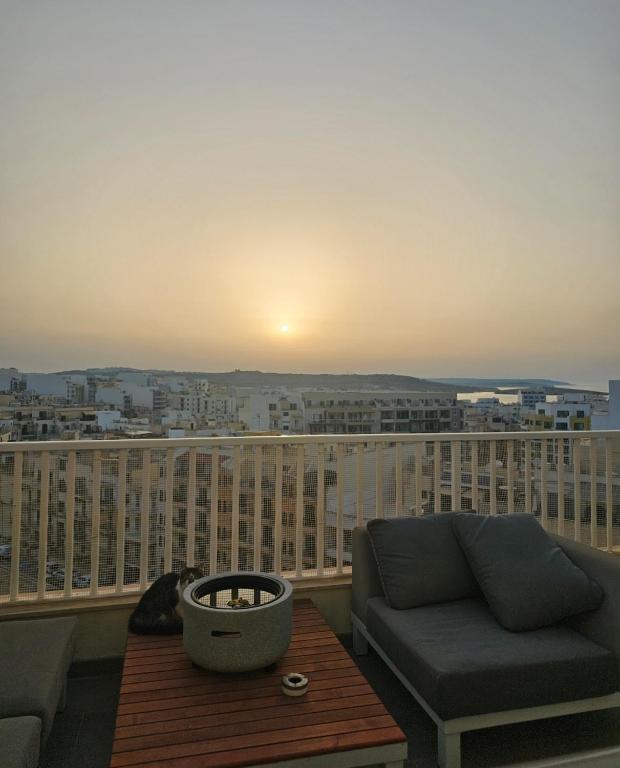 Balkón nebo terasa v ubytování Sole di Malta Panoramic view Penthouse