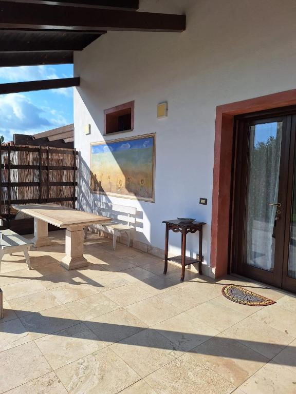 Patio nebo venkovní prostory v ubytování Casa Mattia - B&B in Legno & Paglia