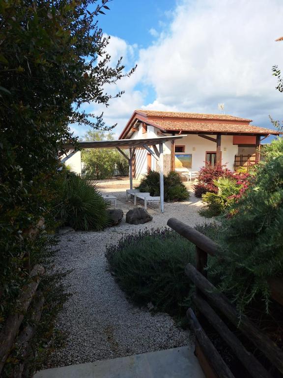 Zahrada ubytování Casa Mattia - B&B in Legno & Paglia