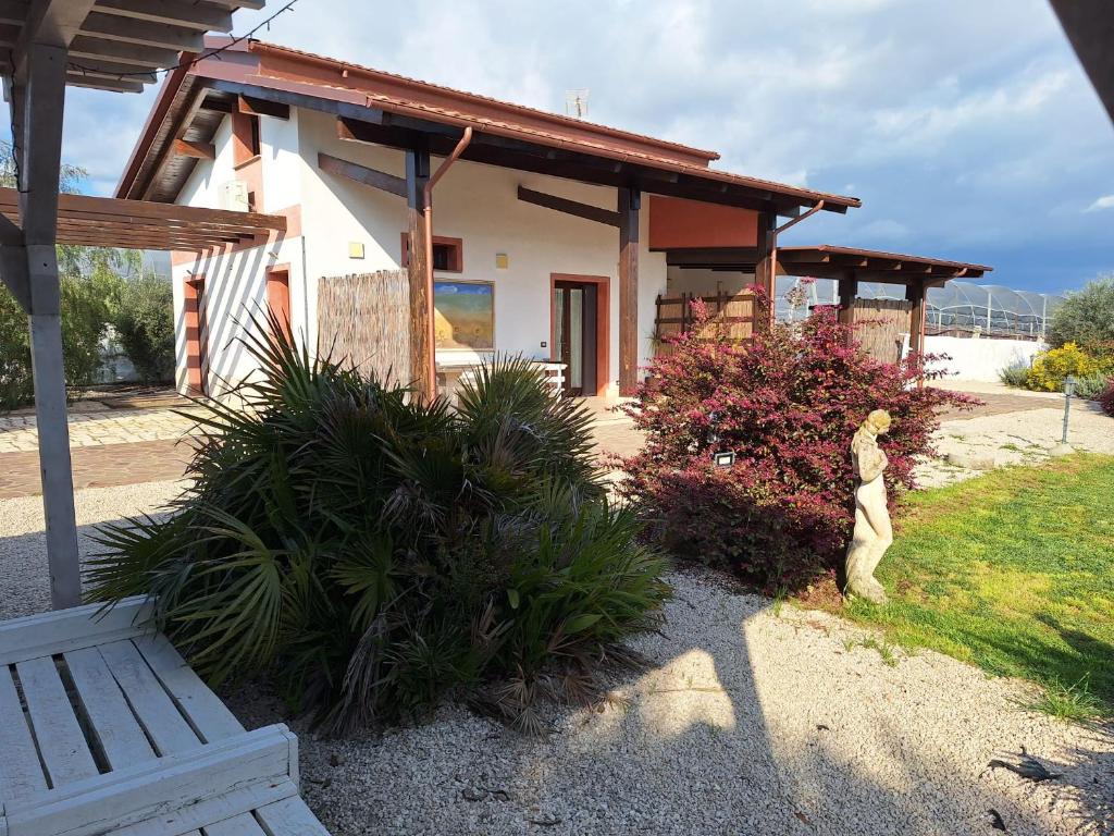 Zahrada ubytování Casa Mattia - B&B in Legno & Paglia