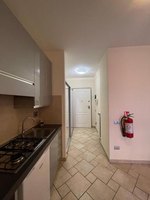 Kuchyň nebo kuchyňský kout v ubytování Studio Sole e Residenza Luna Assisi