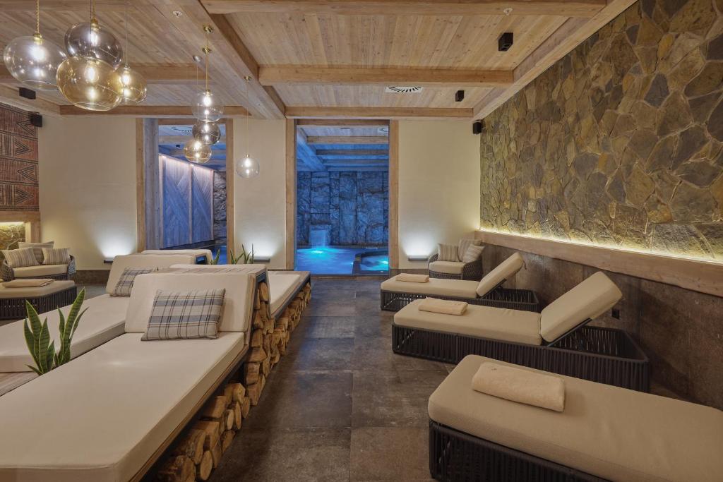 Posezení v ubytování Wulfenia Hotel & Spa