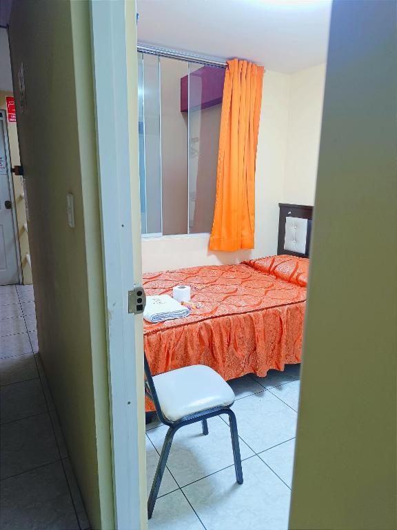 Postel nebo postele na pokoji v ubytování Samay Misti 1 Arequipa
