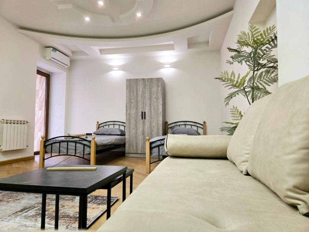 Posezení v ubytování Caribian Hotel Yerevan