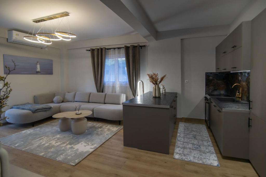 Kuchyň nebo kuchyňský kout v ubytování Zeus Residence by Elysium Collection