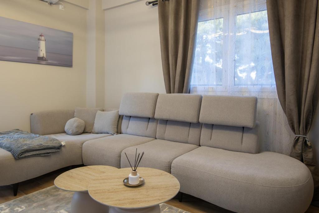 Posezení v ubytování Zeus Residence by Elysium Collection