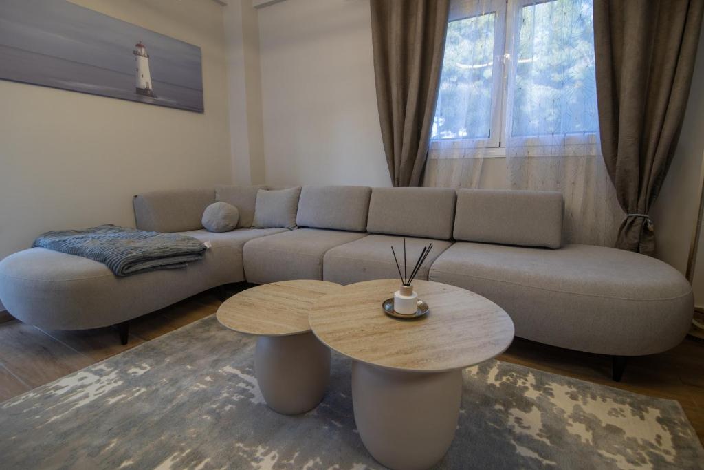Posezení v ubytování Zeus Residence by Elysium Collection