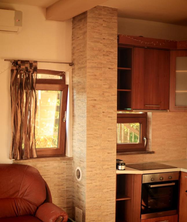 Kuchyň nebo kuchyňský kout v ubytování Mountain View Villa