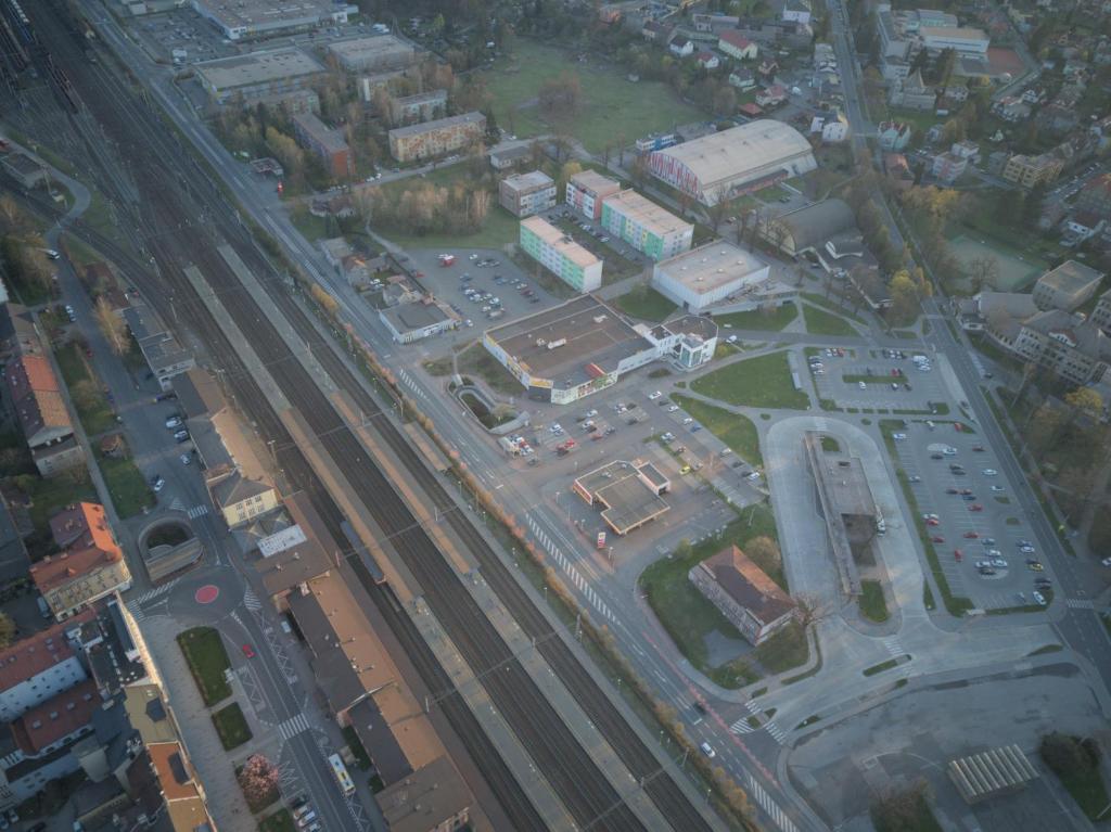 Letecký snímek ubytování APARTAMENT CIESZYN