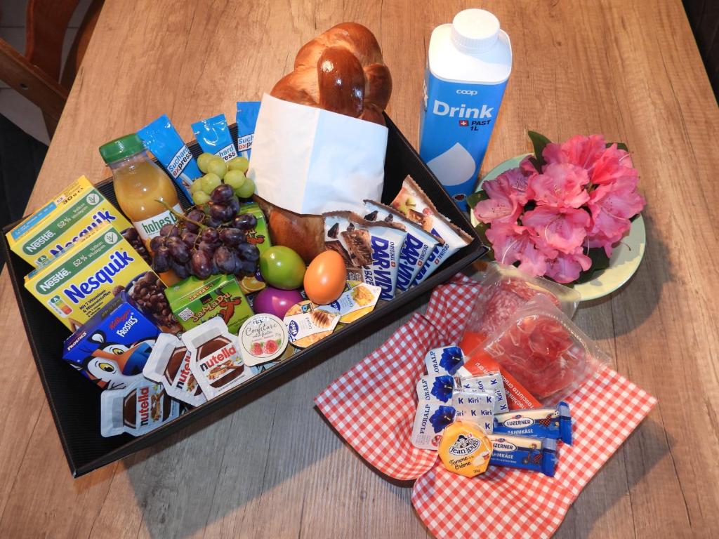 Jídlo v apartmánu nebo okolí