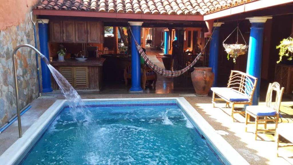 Bazén v ubytování Posada Turistica Arimacoa nebo v jeho okolí