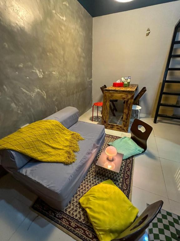 Posezení v ubytování Stylish Loft Near Masa San Juan