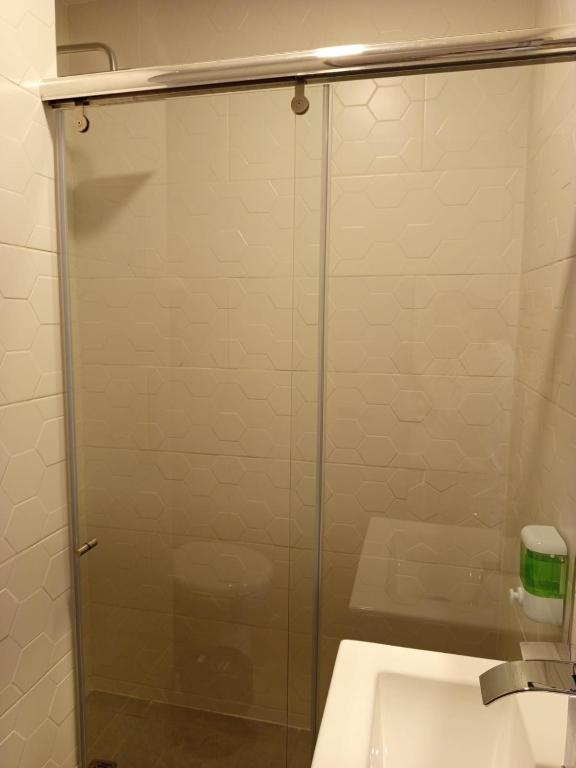 Koupelna v ubytování HOTEl SARÒN