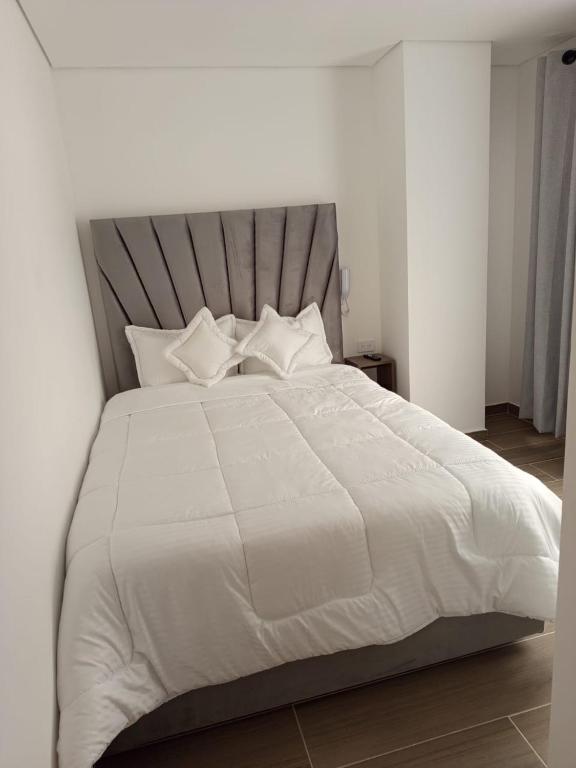 Postel nebo postele na pokoji v ubytování HOTEl SARÒN