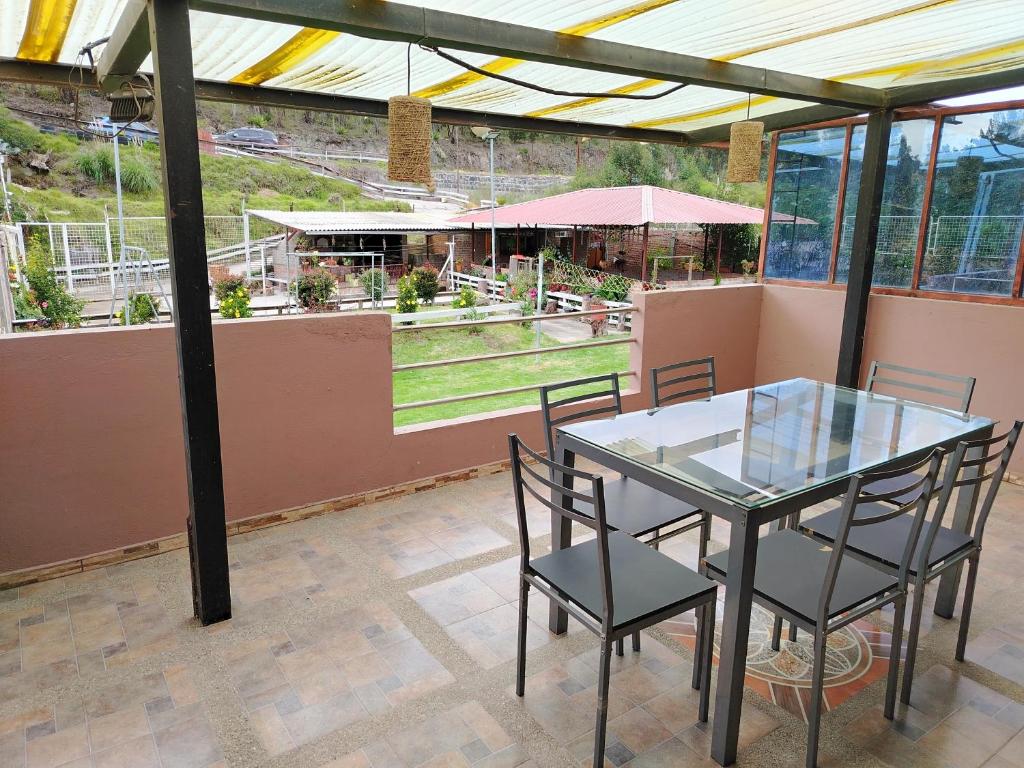 Patio nebo venkovní prostory v ubytování D' luxe