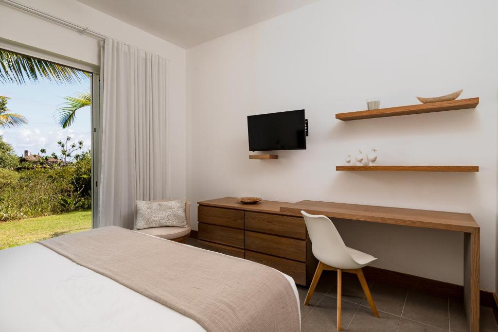 TV a/nebo společenská místnost v ubytování Heritage The Villas