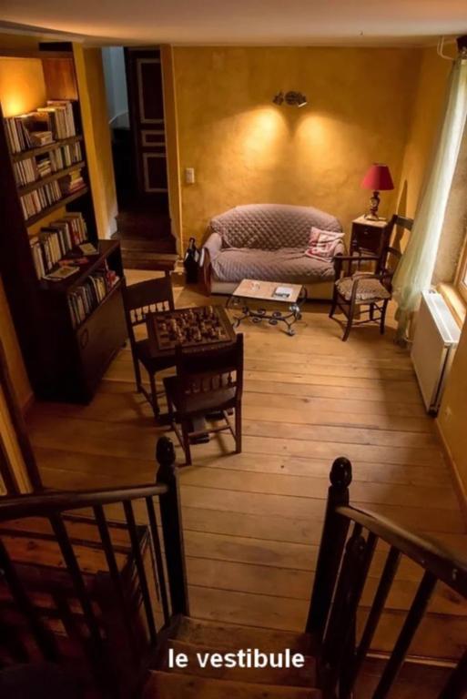 Posezení v ubytování Grand gîte de groupe