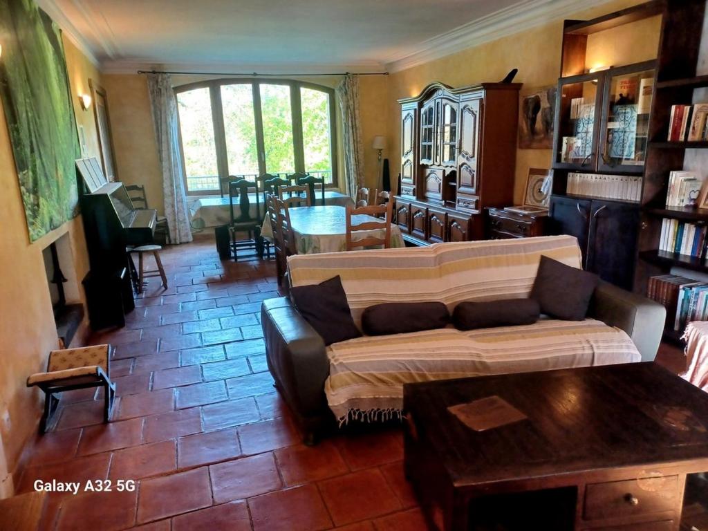 Posezení v ubytování Grand gîte de groupe