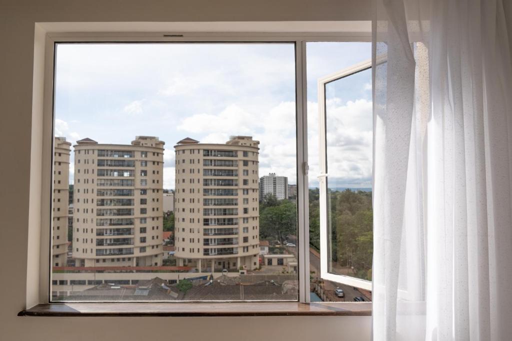 Nespecifikovaný výhled na destinaci Nairobi nebo výhled na město při pohledu z apartmánu