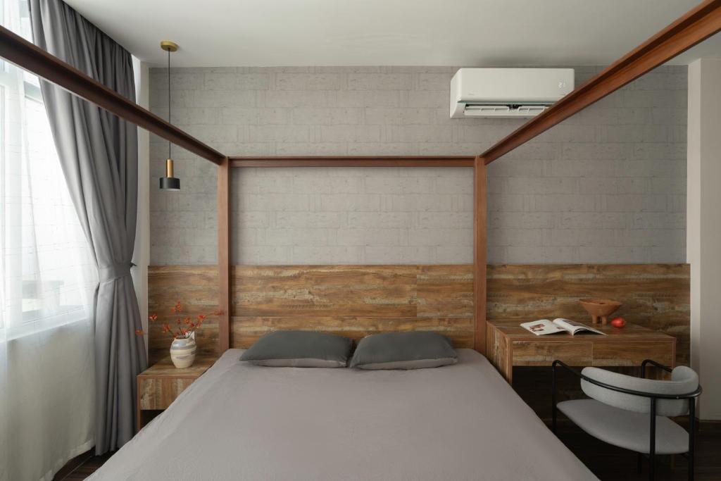 Postel nebo postele na pokoji v ubytování Zeus Living - Harmony Hideout