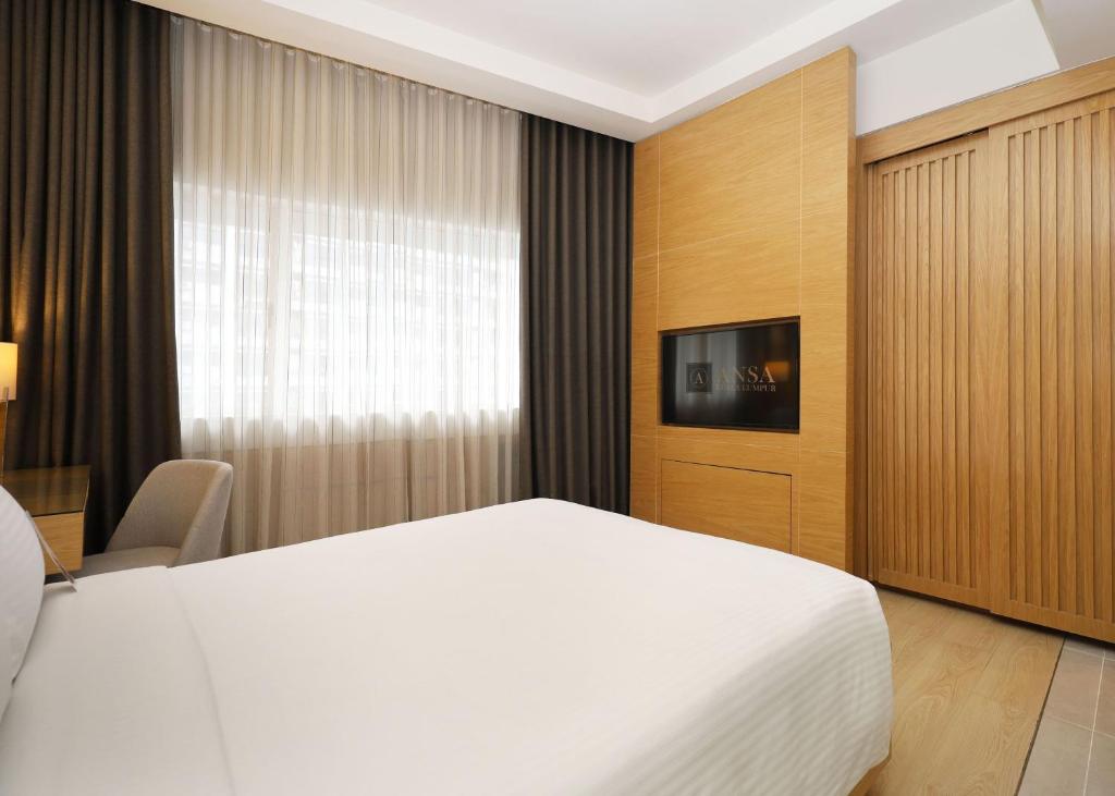 TV a/nebo společenská místnost v ubytování ANSA Hotel Kuala Lumpur
