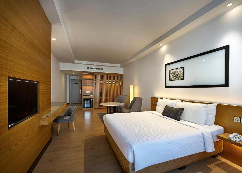 TV a/nebo společenská místnost v ubytování ANSA Hotel Kuala Lumpur