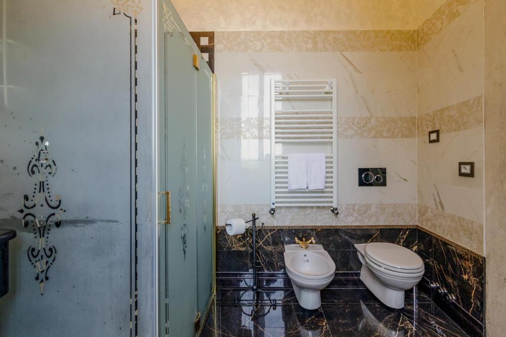 Koupelna v ubytování Villa Lecchi Hotel Wellness