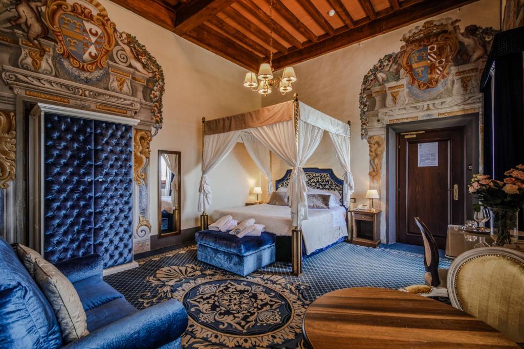 Posezení v ubytování Villa Lecchi Hotel Wellness