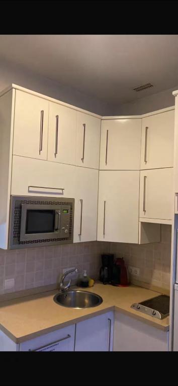 A kitchen or kitchenette at PLENO CENTRO DE SEVILLA- JUNTO IGLESIA MONTESIÓN