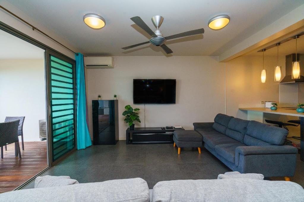 帕皮提的住宿－Vaikea Tiare Studio - View & Pool in Faaa，相簿中的一張相片