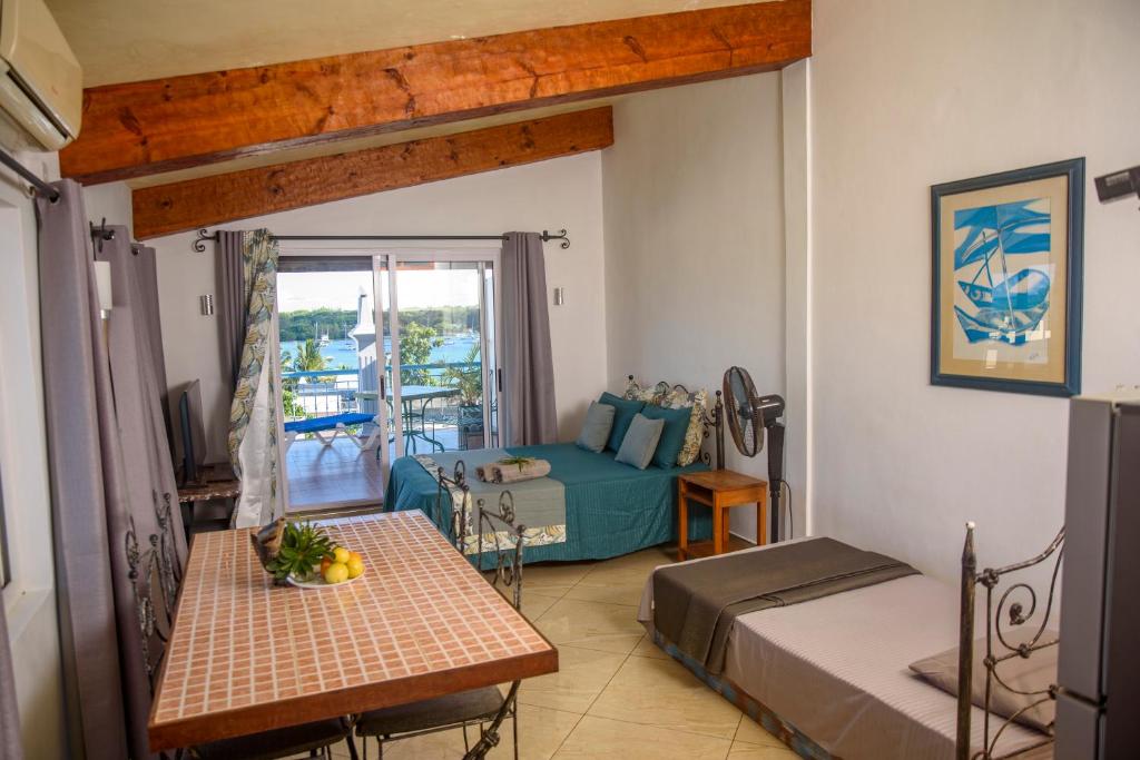 Posezení v ubytování Le Dodo Appartements