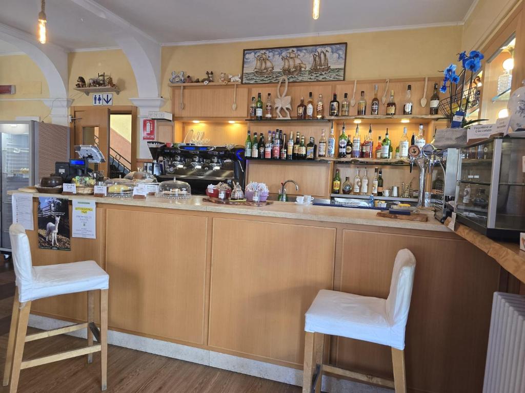 Lounge nebo bar v ubytování Albergo Minetto