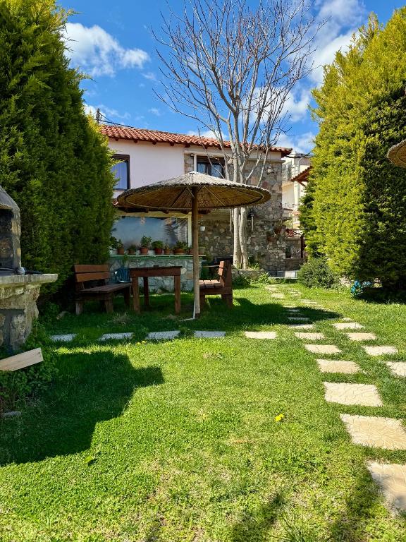 Zahrada ubytování Villa Makri