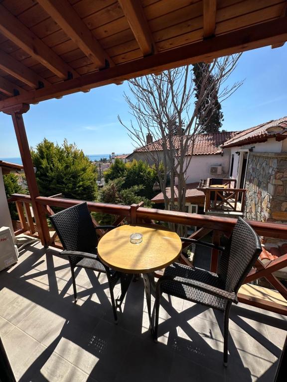 Balkón nebo terasa v ubytování Villa Makri