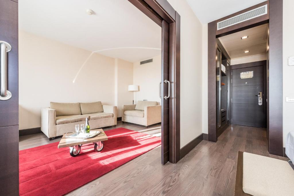 Zona de estar de Hotel Mercader