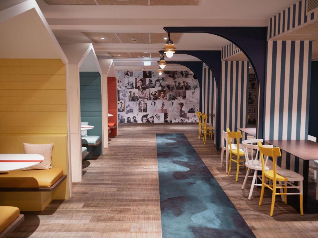 Posezení v ubytování ibis Styles Thonon-les-Bains